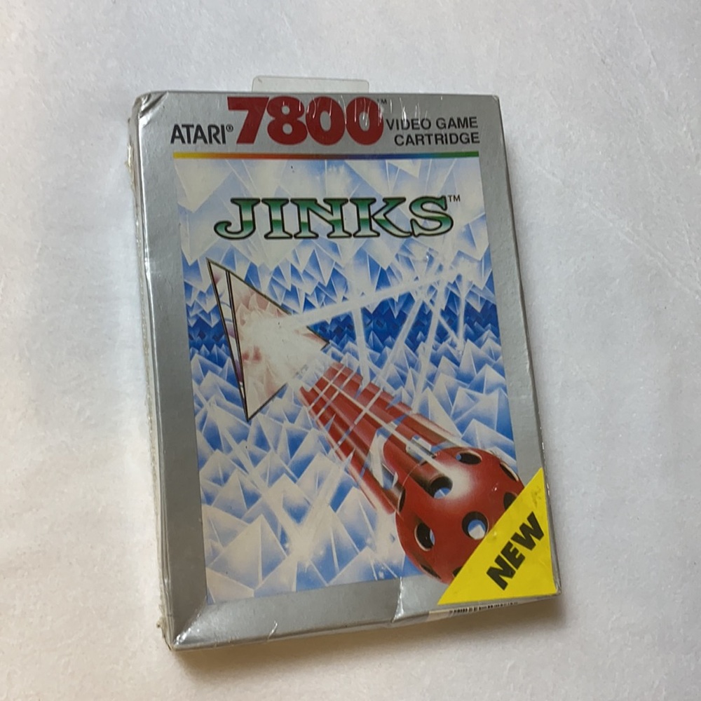 Vintage Atari 7800 Jinks Video Game Cartridge Sealed New in Shrink